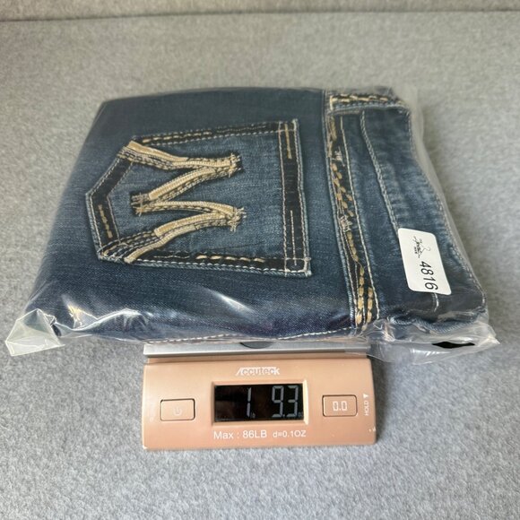 Miss Me The M Series Boot X1008BL Womens Blue Freesia Distressed Jeans‎ 30 x 33 - Picture 11 of 12